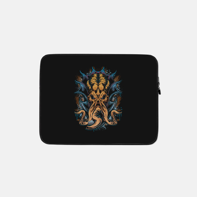 Flaying The Mind-none zippered laptop sleeve-glassstaff