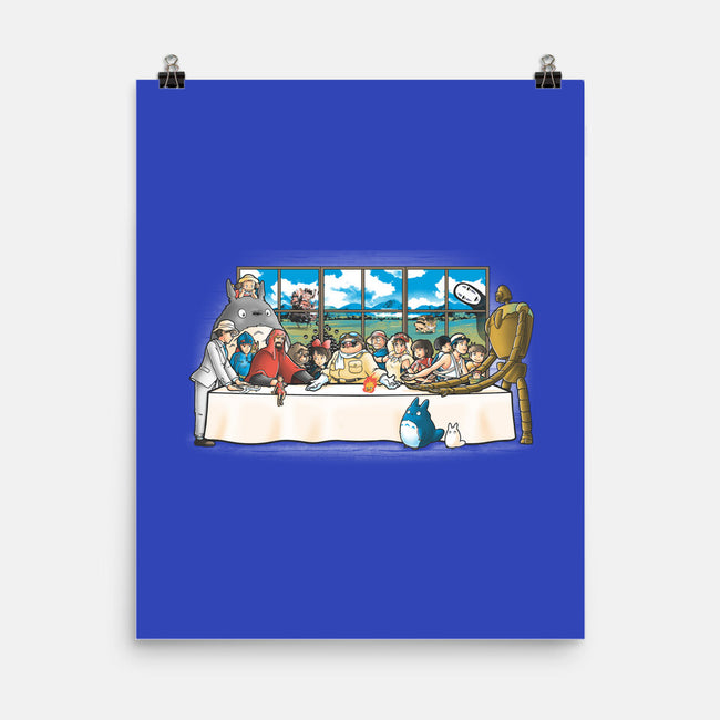 Anime Dinner-none matte poster-trheewood