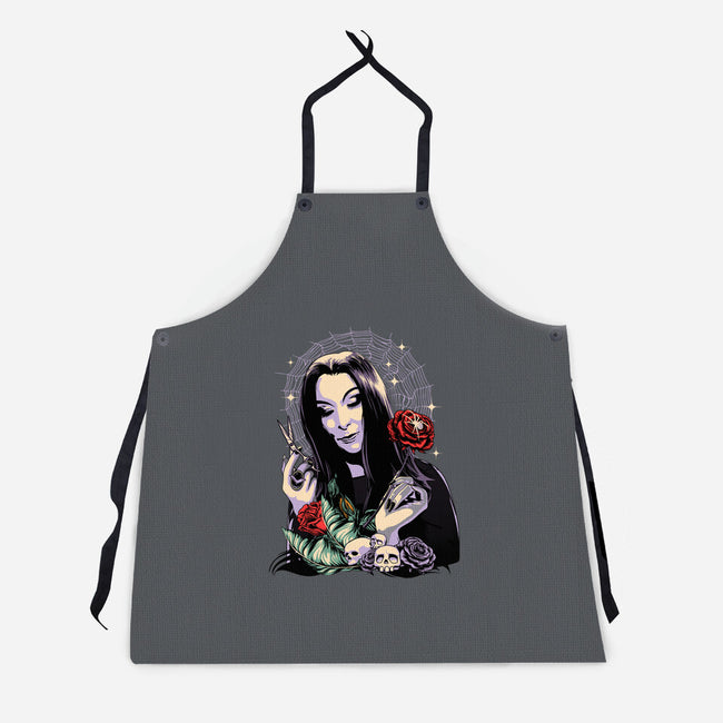 Sweet Morticia-unisex kitchen apron-heydale