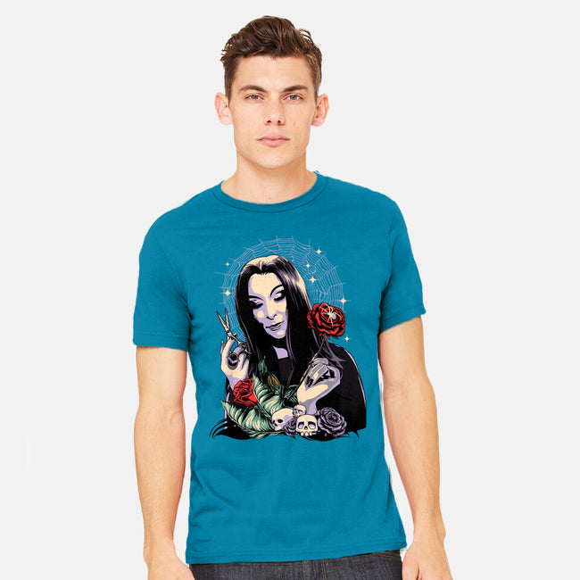 Sweet Morticia-mens heavyweight tee-heydale