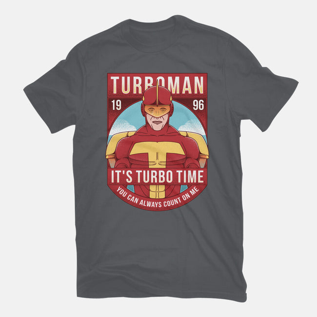 It's Turbo Time-mens basic tee-Alundrart