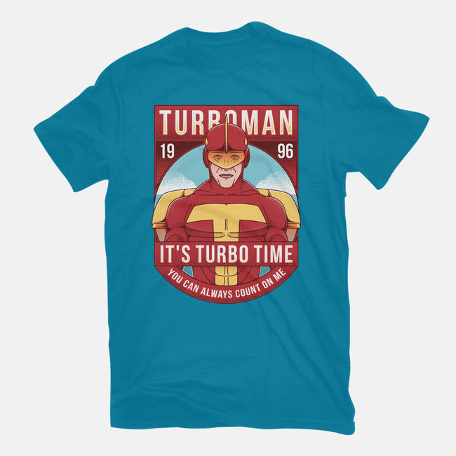 It's Turbo Time-mens basic tee-Alundrart