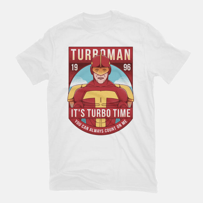It's Turbo Time-mens basic tee-Alundrart