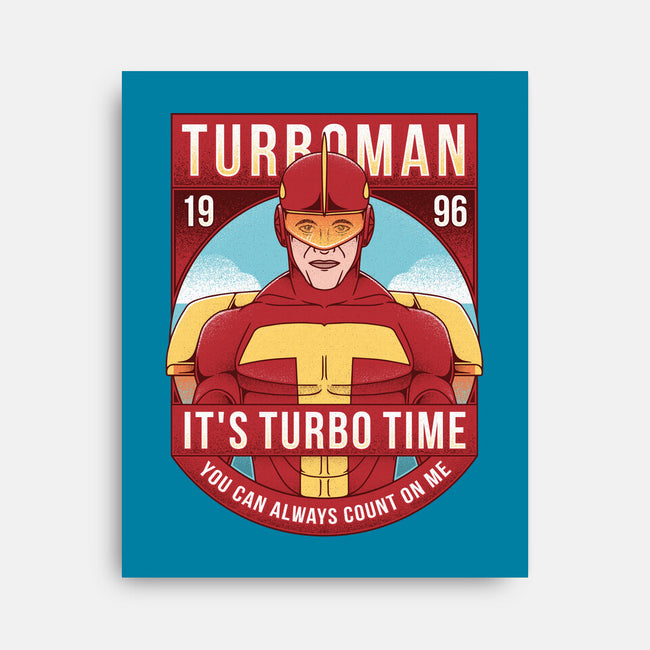 It's Turbo Time-none stretched canvas-Alundrart