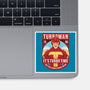 It's Turbo Time-none glossy sticker-Alundrart