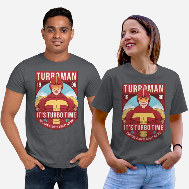 It's Turbo Time-unisex basic tee-Alundrart