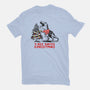 T-Rex Hates Christmas-womens fitted tee-NemiMakeit