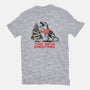 T-Rex Hates Christmas-womens fitted tee-NemiMakeit