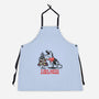 T-Rex Hates Christmas-unisex kitchen apron-NemiMakeit