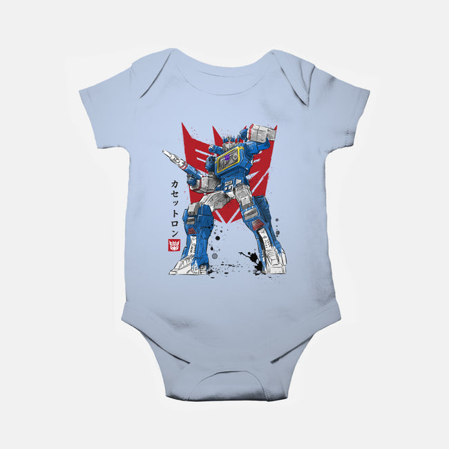 Sound Sumi-E-baby basic onesie-DrMonekers