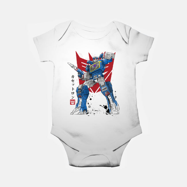 Sound Sumi-E-baby basic onesie-DrMonekers
