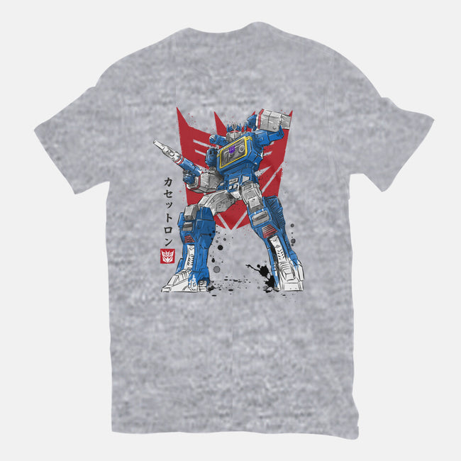 Sound Sumi-E-womens fitted tee-DrMonekers