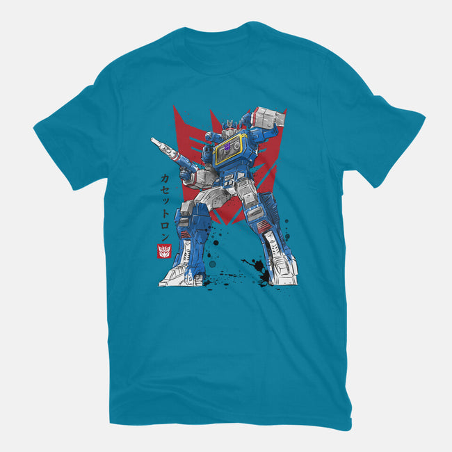 Sound Sumi-E-womens fitted tee-DrMonekers