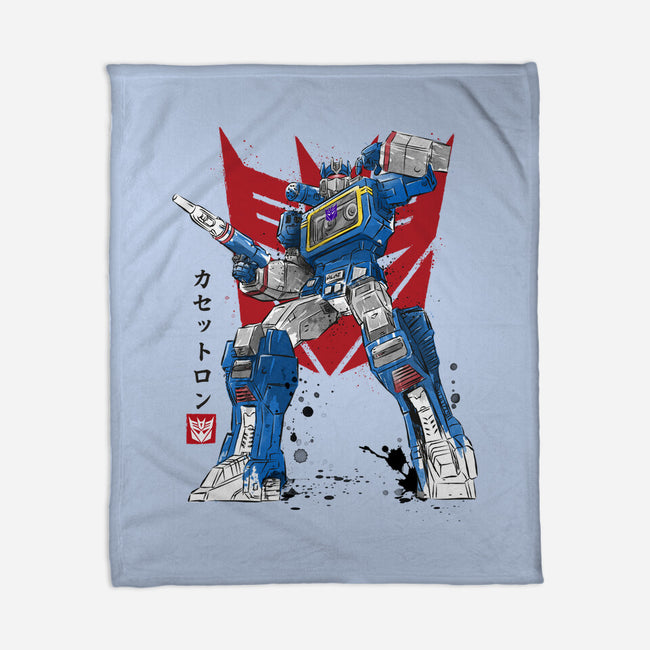 Sound Sumi-E-none fleece blanket-DrMonekers
