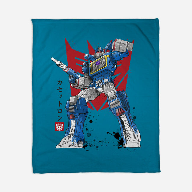 Sound Sumi-E-none fleece blanket-DrMonekers