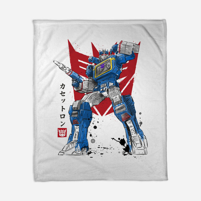 Sound Sumi-E-none fleece blanket-DrMonekers