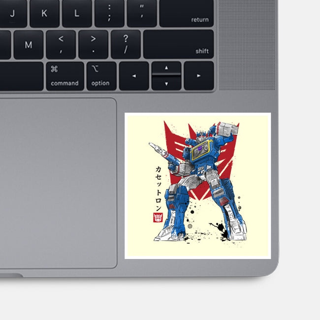 Sound Sumi-E-none glossy sticker-DrMonekers