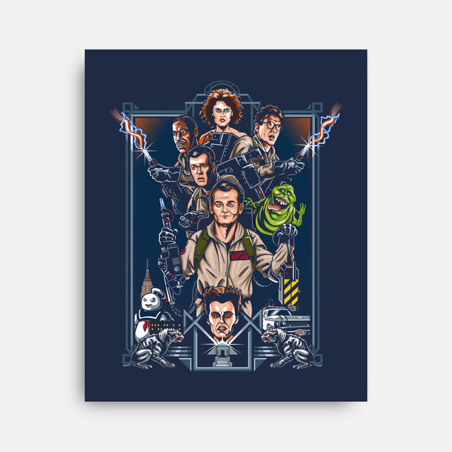 Enter The Busters-none stretched canvas-goodidearyan