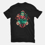 Too Grumpy For Christmas-youth basic tee-glitchygorilla