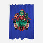 Too Grumpy For Christmas-none polyester shower curtain-glitchygorilla
