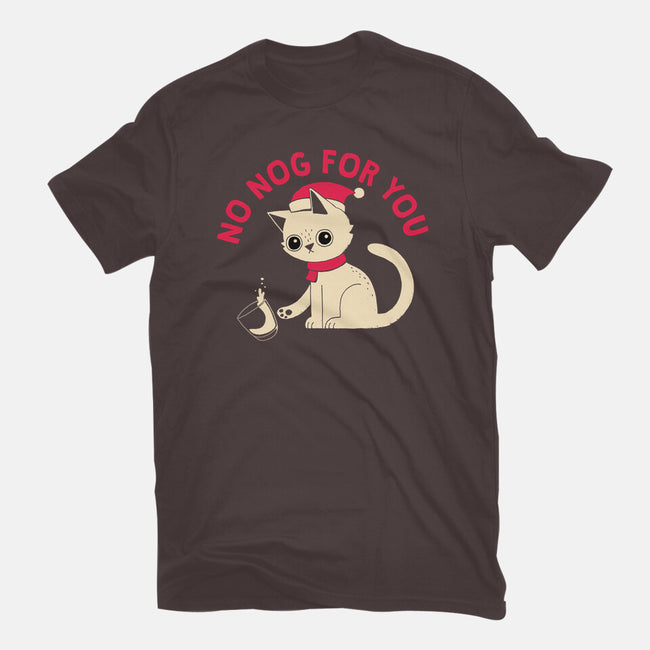 No Nog For You-womens basic tee-DinoMike