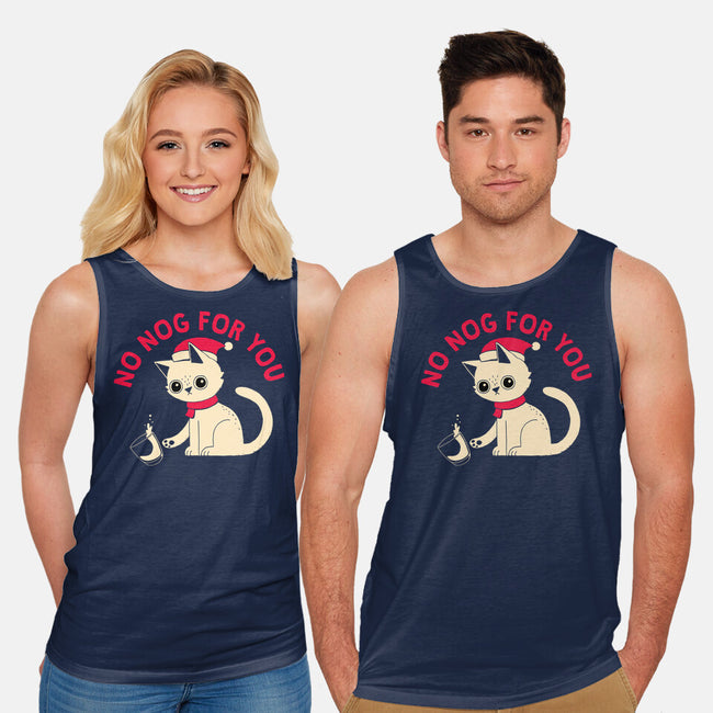 No Nog For You-unisex basic tank-DinoMike