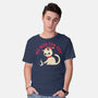 No Nog For You-mens basic tee-DinoMike