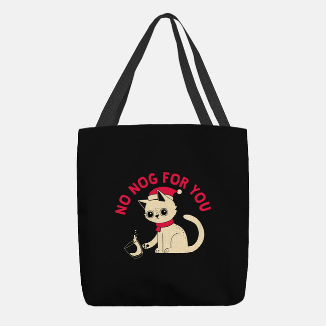 No Nog For You-none basic tote-DinoMike