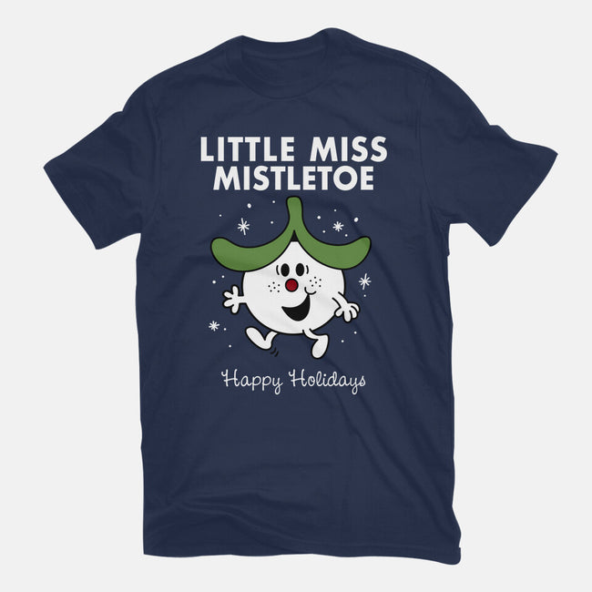Little Miss Mistletoe-mens basic tee-Nemons