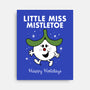 Little Miss Mistletoe-none stretched canvas-Nemons
