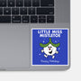 Little Miss Mistletoe-none glossy sticker-Nemons