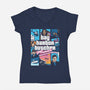 Bay Harbor Butcher-womens v-neck tee-dalethesk8er