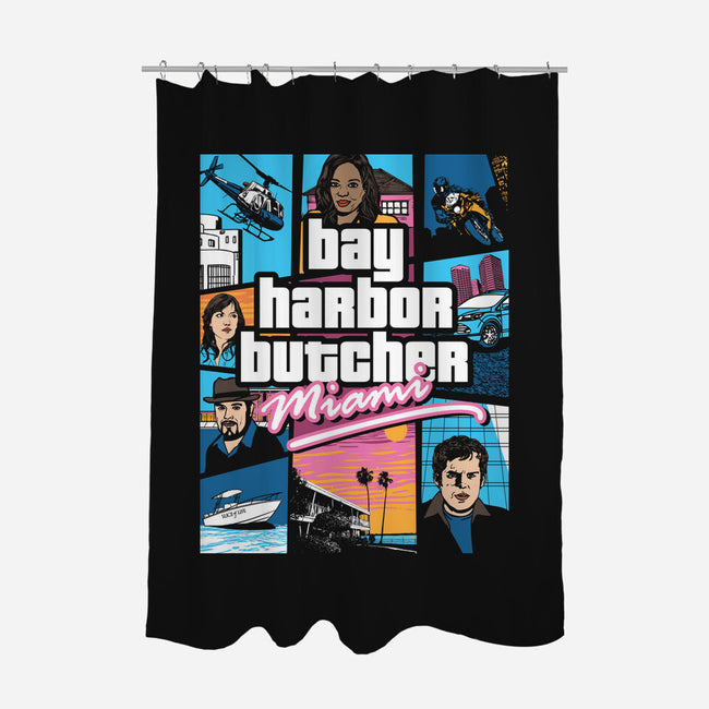 Bay Harbor Butcher-none polyester shower curtain-dalethesk8er