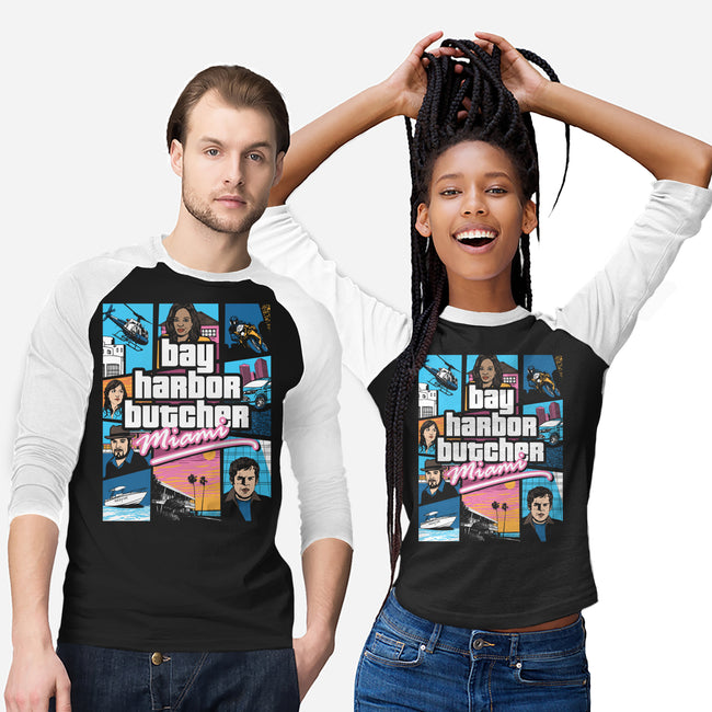 Bay Harbor Butcher-unisex baseball tee-dalethesk8er