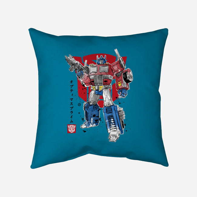 Prime Sumi-E-none removable cover throw pillow-DrMonekers