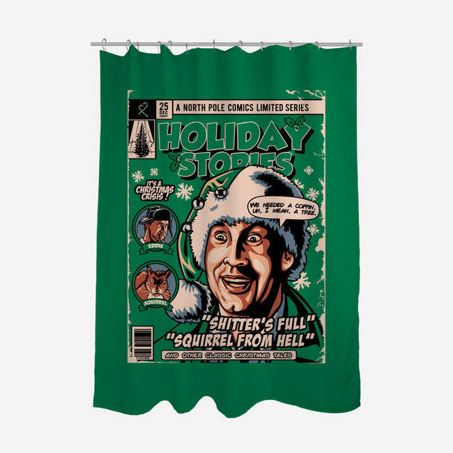 Holiday Stories Vol. 1-none polyester shower curtain-daobiwan