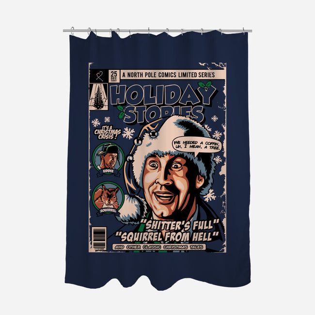 Holiday Stories Vol. 1-none polyester shower curtain-daobiwan