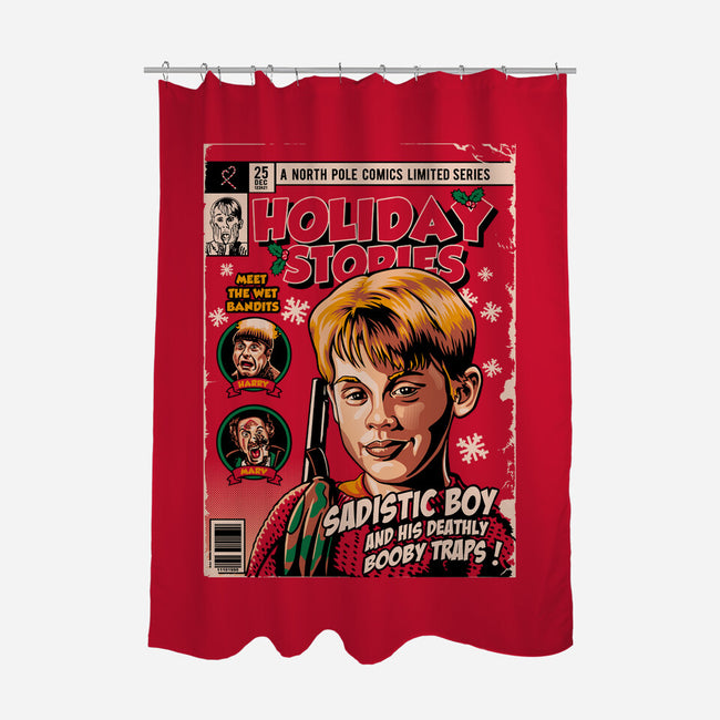 Holiday Stories Vol. 2-none polyester shower curtain-daobiwan