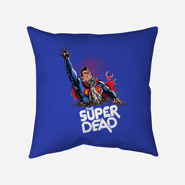 The Super Dead-none removable cover w insert throw pillow-zascanauta