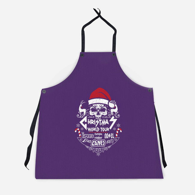 Christmas World Tour-unisex kitchen apron-jrberger