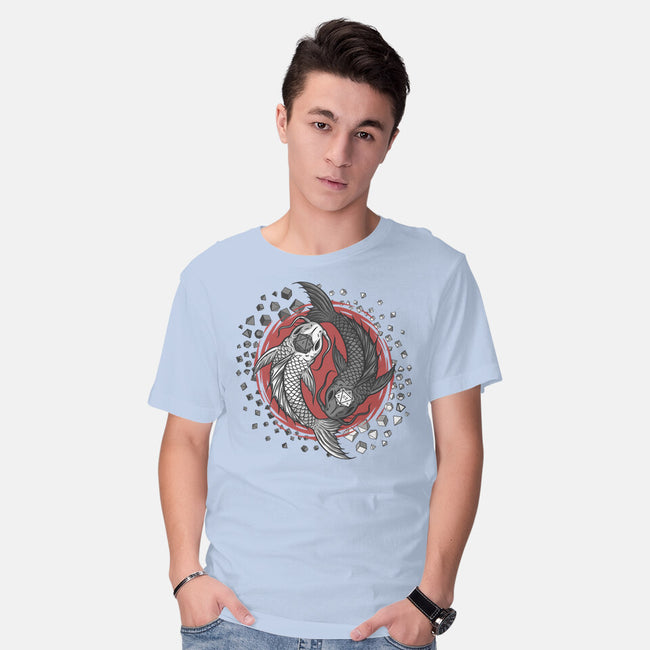 Dice Fish-mens basic tee-ShirtGoblin
