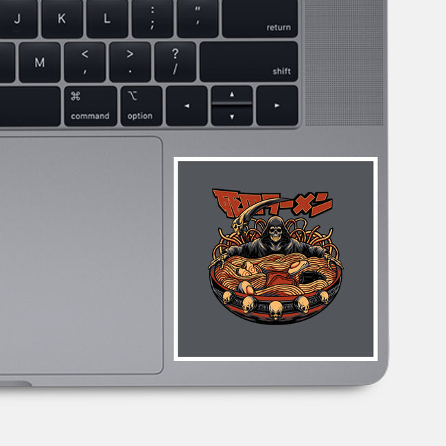 Ramen Of Death-none glossy sticker-AmielLarazo