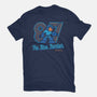 The Blue Bomber-mens basic tee-Logozaste