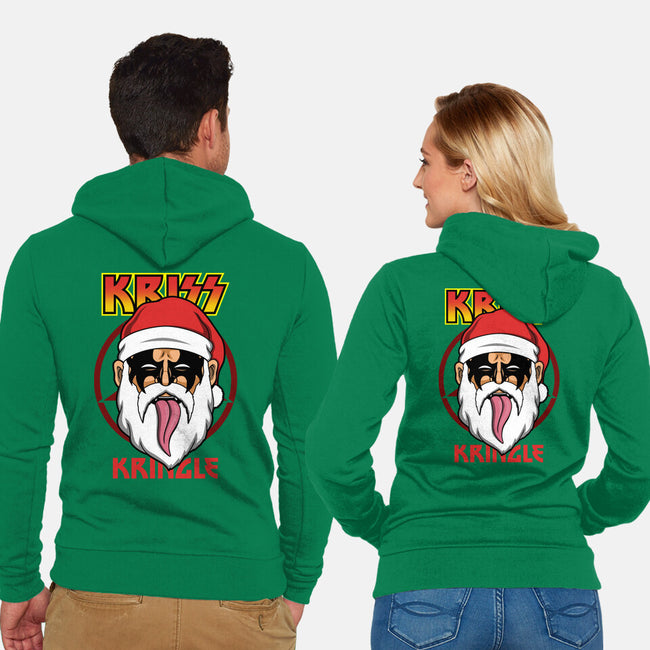 Kriss Kringle-unisex zip-up sweatshirt-Boggs Nicolas