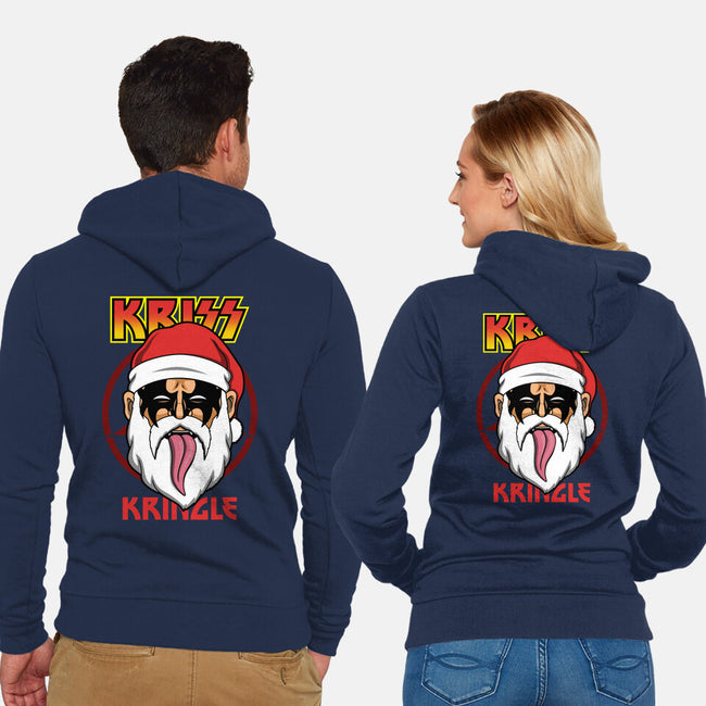 Kriss Kringle-unisex zip-up sweatshirt-Boggs Nicolas