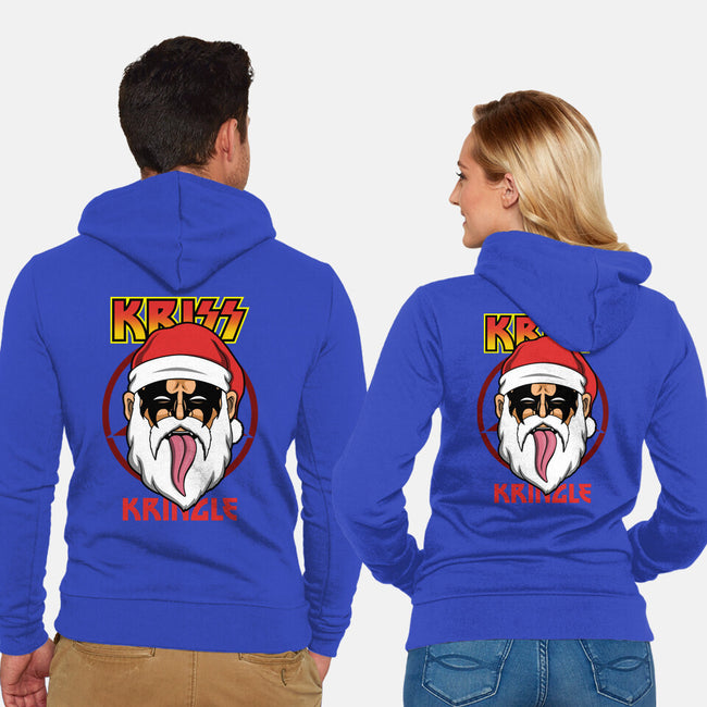 Kriss Kringle-unisex zip-up sweatshirt-Boggs Nicolas