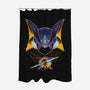 Legendary Navi-none polyester shower curtain-RamenBoy