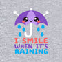 I Smile When It's Raining-unisex zip-up sweatshirt-NemiMakeit