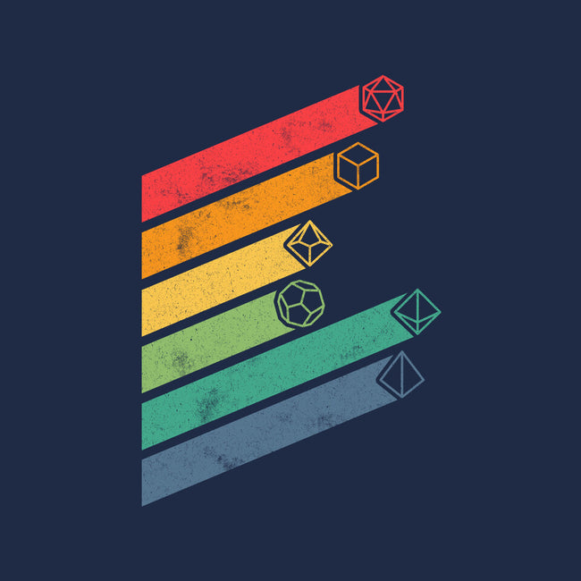 Dice Stripes-none fleece blanket-ShirtGoblin