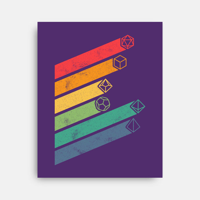Dice Stripes-none stretched canvas-ShirtGoblin